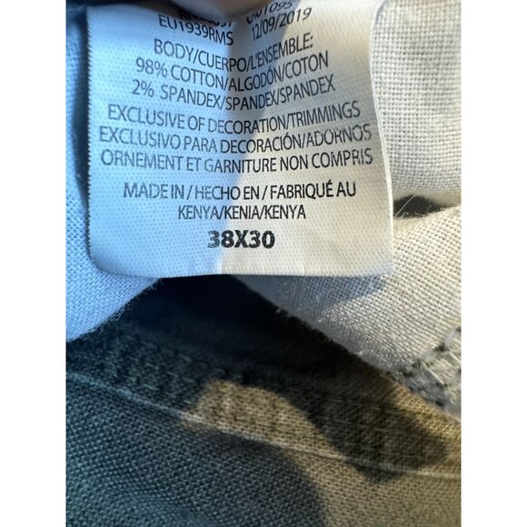 Dickies Work Pants Khaki Carpenter Utility Canvas‎ 38x30 Mens |O1 - Picture 6 of 7